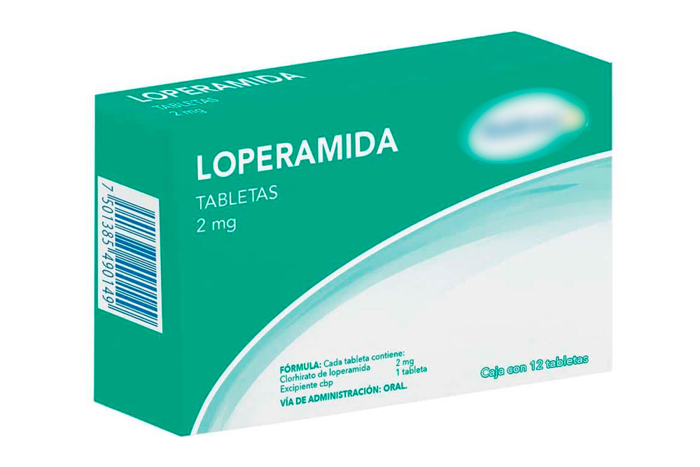 Loperamida es un fármaco de la familia de los opiáceos, que actúa en los receptores opioides del intestino, disminuyendo su movimiento y las deposiciones. 