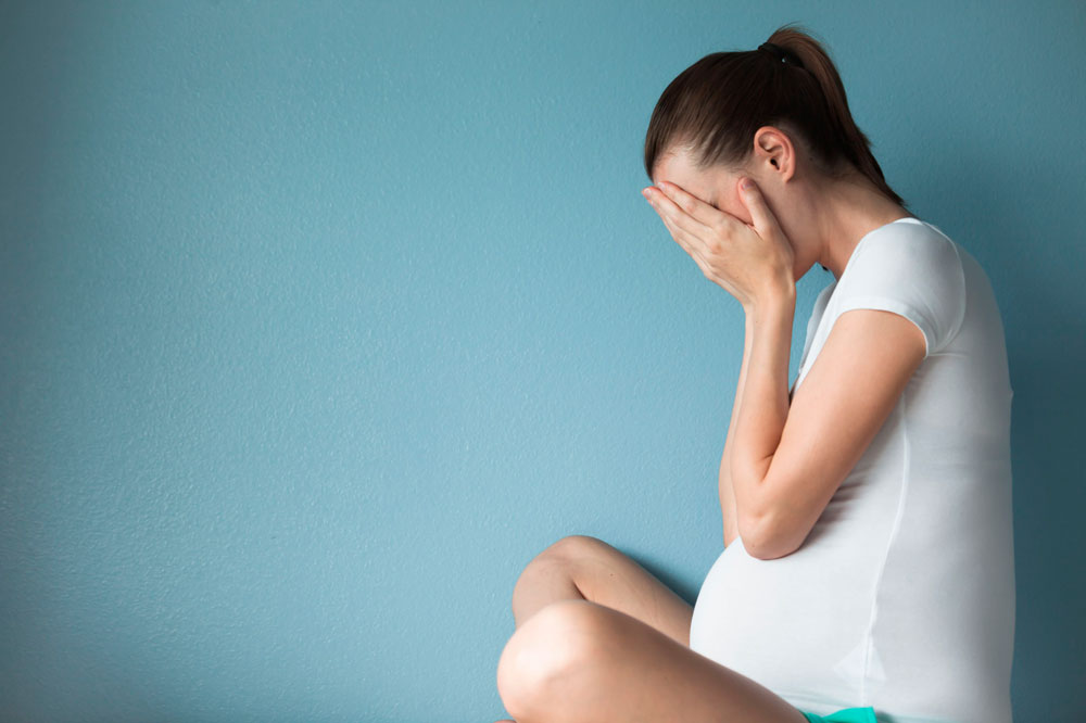 la depresión en el embarazo no tratada puede afectar a los bebés mientras están en el útero.
